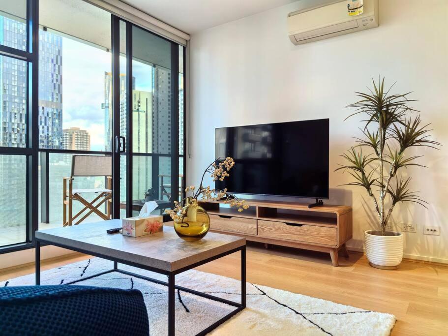 Charming 1Br Southbank W Balcony & Free Parking#Ti22 Melbourne Exterior foto